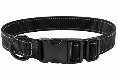 Reflective Adjustable Dog Collar – Nylon With Quick-Release