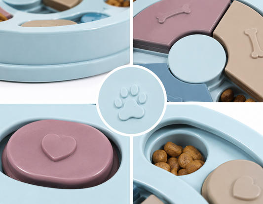 Interactive Dog Puzzle Feeder – Slow Feed Treat Game