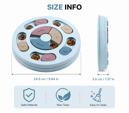 Interactive Dog Puzzle Feeder – Slow Feed Treat Game