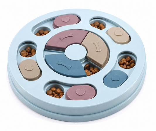Interactive Dog Puzzle Feeder – Slow Feed Treat Game