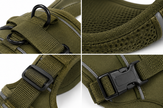 Reflective Adjustable Dog Harness – Soft Padded Fit