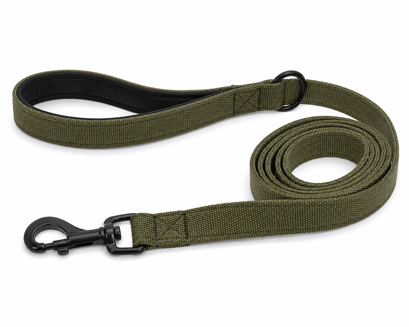 Nylon Dog Leash With Padded Handle – Heavy Duty Walking Lead